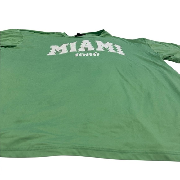 Streetwear Society Women’s Miami 1996 Green T-Shirt Large - Picture 6 of 6